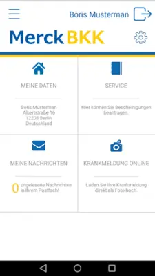 Merck BKK android App screenshot 2